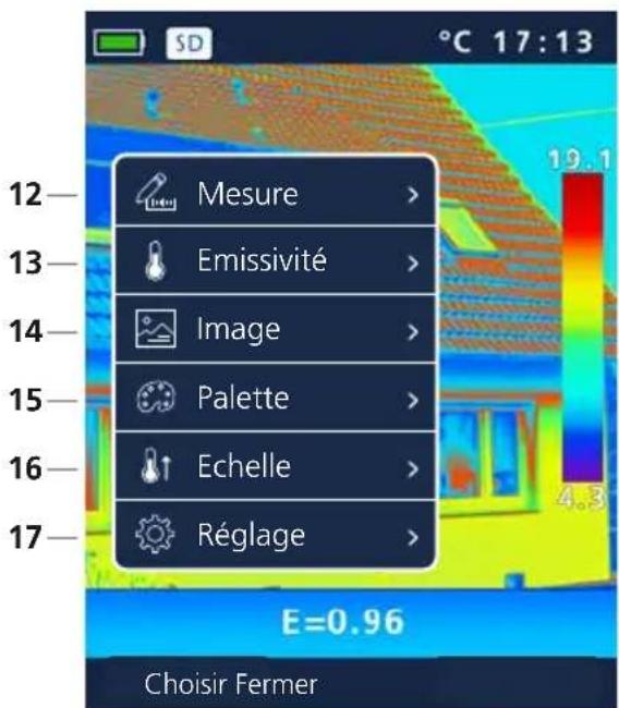 Laserliner ThermoCameraCompact Plus - Vue de mesure standard - 1