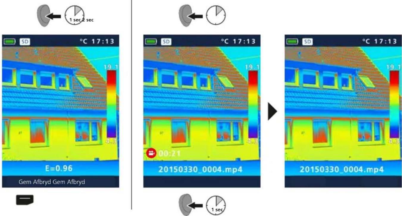 Laserliner ThermoCameraCompact Plus - Optagelse af billeder Optagelse af videoer - 1