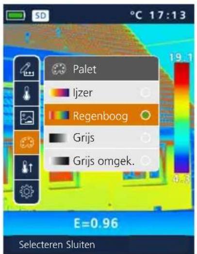 Laserliner ThermoCameraCompact Plus - Kleurenpaletten IR-beeld - 5