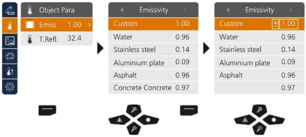 Laserliner ThermoCameraCompact Plus - Emissivity: Emissivity coefficient - 2