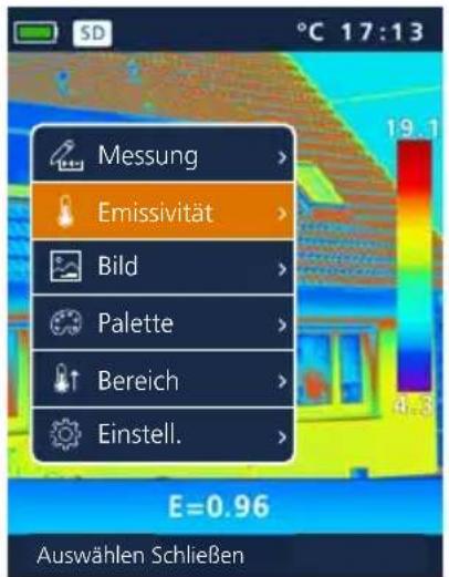 Laserliner ThermoCameraCompact Plus - Emissivität - 2
