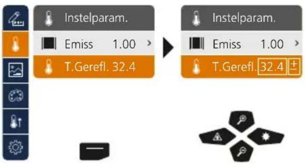 Laserliner ThermoCameraCompact Plus - Emissiviteit: Reflectietemperatuur - 2