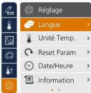 Laserliner ThermoCameraCompact Plus - Menu principal - 6