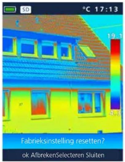 Laserliner ThermoCameraCompact Plus - Installingen: Fabrieksinstelling - 2