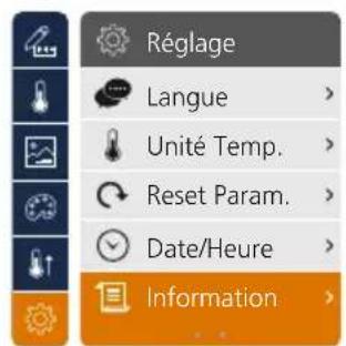 Laserliner ThermoCameraCompact Plus - Menu principal - 20