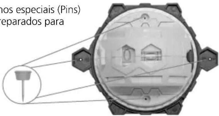 nos especiais (Pins) eparados para