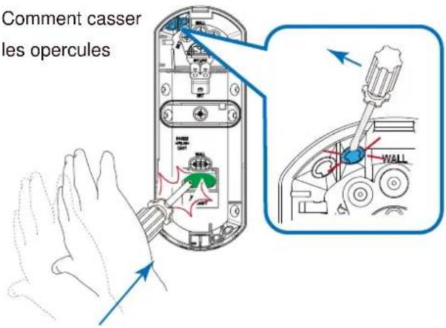 OPTEX FlipX FLXADAM - Câble à passer par le socle - 2