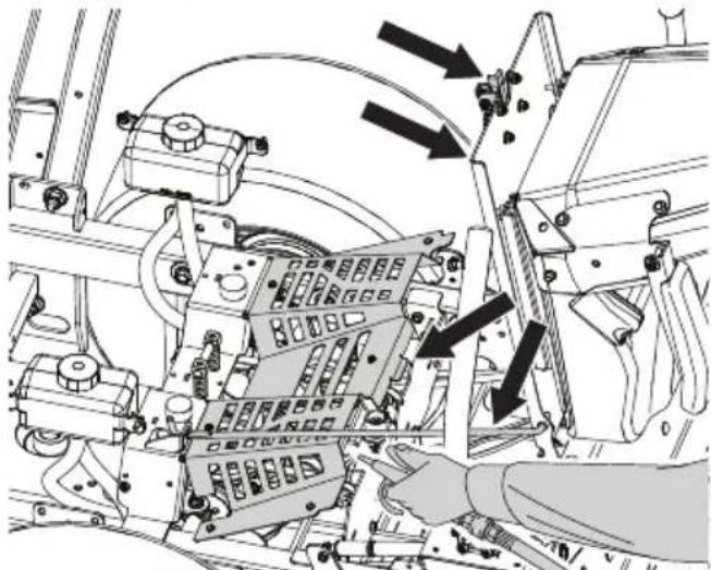 HUSQVARNA Z554L - Nettoyage des ventilateurs et de la pompe de la transmission - 1