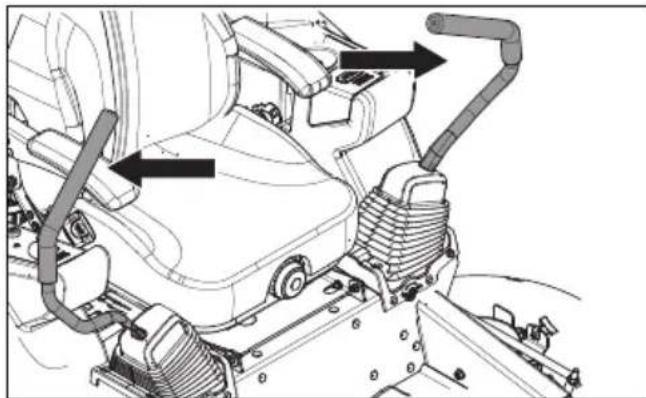 HUSQVARNA Z554L - Frein de stationnement - 1