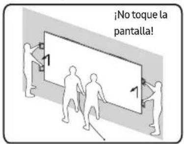 ¡No toque la pantalla!