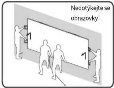 Nedotýkejte se obrazovky!