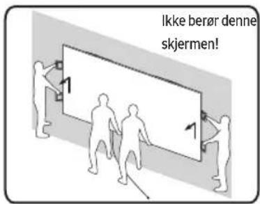 Ikke berør denne skjermen!