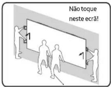 Não toque neste ecrã!