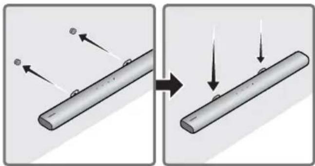 SAMSUNG HWS67A - Componentes del montaje en pared - 11