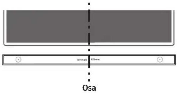 SAMSUNG HWS67A - Prilozte na plochu steny Pruvodce upevnem na stenu. - 2