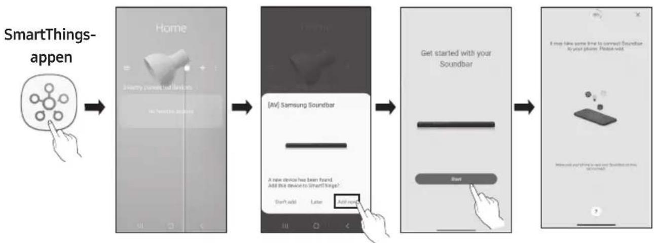 SAMSUNG HWS67A - Den første tilslutning - 1