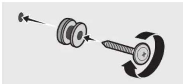 SAMSUNG HWS67A - Komponente stenskega nosilca - 8