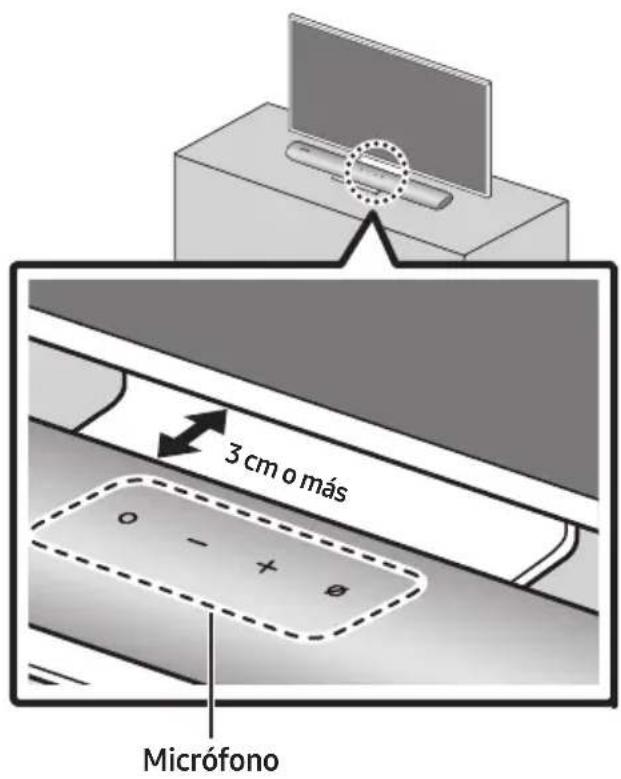 SAMSUNG HWS67A - INSTALLACION DE LA SOUNDBAR DELANTE DEL TELEVISOR - 1