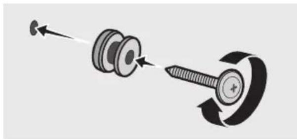 SAMSUNG HWS67A - Seinakinnituse komponendid - 8