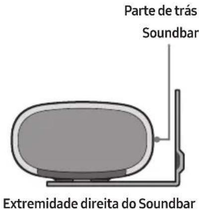 SAMSUNG HWS67A - Coloque o Guia do suporte de parede encostado à superficie da parede. - 6