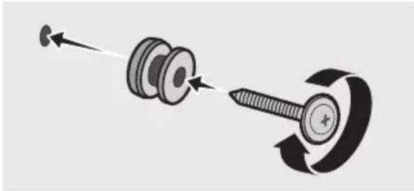 SAMSUNG HWS67A - Componentes del montaje en pared - 8