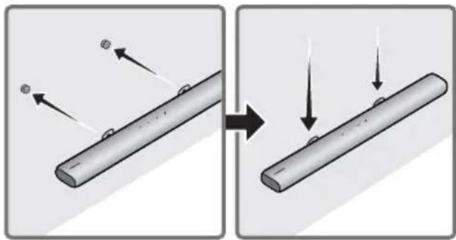SAMSUNG HWS67A - Prilozte na plochu steny Pruvodce upevnem na stenu. - 7