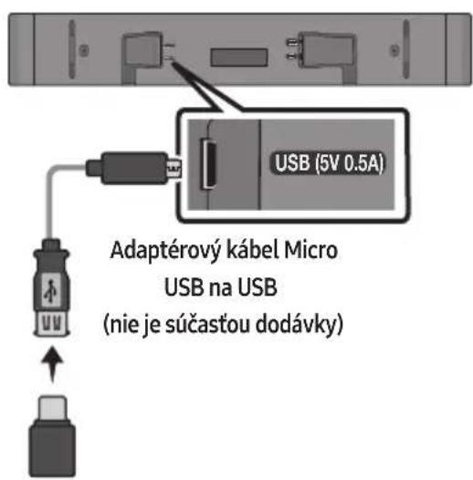SAMSUNG HWS56B - PRIPOJENIE ÚLOŽNÉHO ZARIADENIA USB - 1