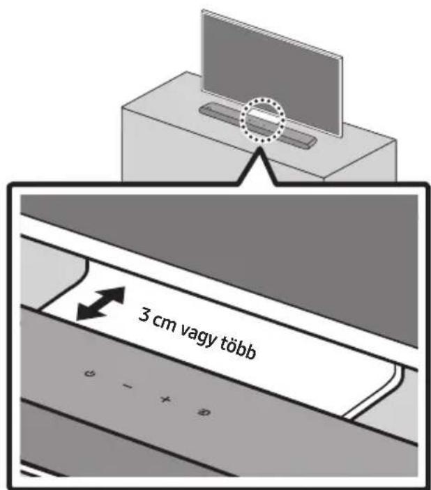 SAMSUNG HWS56B - A SOUNDBAR TELEPÍTÉSE A TV ELÓTT - 1