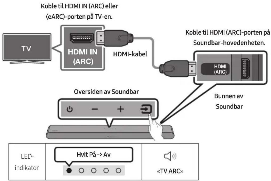 SAMSUNG HWS56B - Koble til TV-en som støtter HDMI ARC (lydreturkanal) - 1