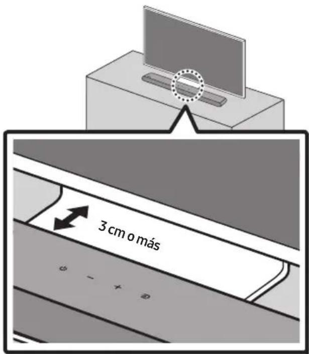 SAMSUNG HWS56B - INSTALACIÓN DE LA SOUNDBAR DELANTE DEL TELEVISOR - 1