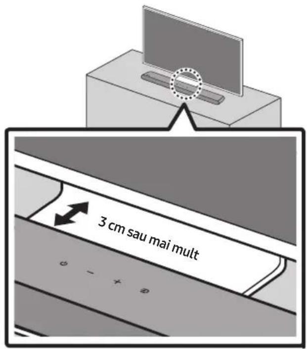 SAMSUNG HWS56B - INSTALAREA SISTEMULUI SOUNDBAR ÎN FAȚA TELEVIZORULUI - 1
