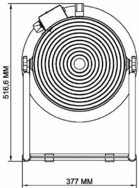 Antari AF4R - Product Dimensions - 3