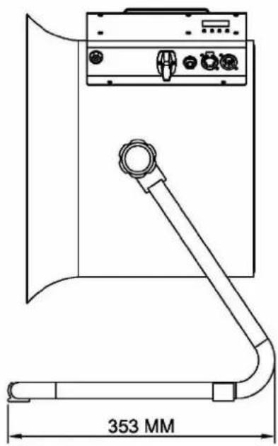 Antari AF4R - Product Dimensions - 2
