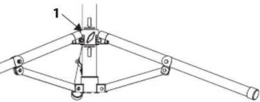 BRENNENSTUHL JARO 3002 M - ASSEMBLY OF THE LED FLOODLIGHT ON THE TRIPOD - 2