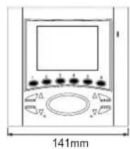 Vimar ELVOX 6711 - Install the video interphone away from sources of light and heat. - 1