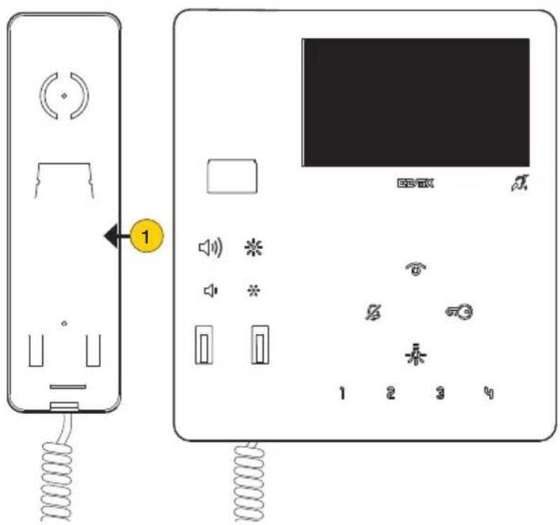 Vimar ELVOX 7549 - Programmation de l'identifant ID primaire (Modalité de programmation standard) - 1
