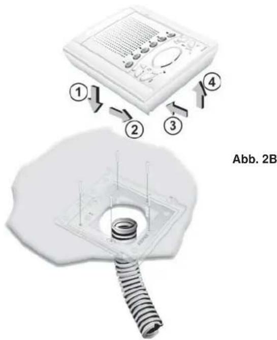 Vimar ELVOX 6611AU - INSTALLATION DES ART. 6711/AU - 2