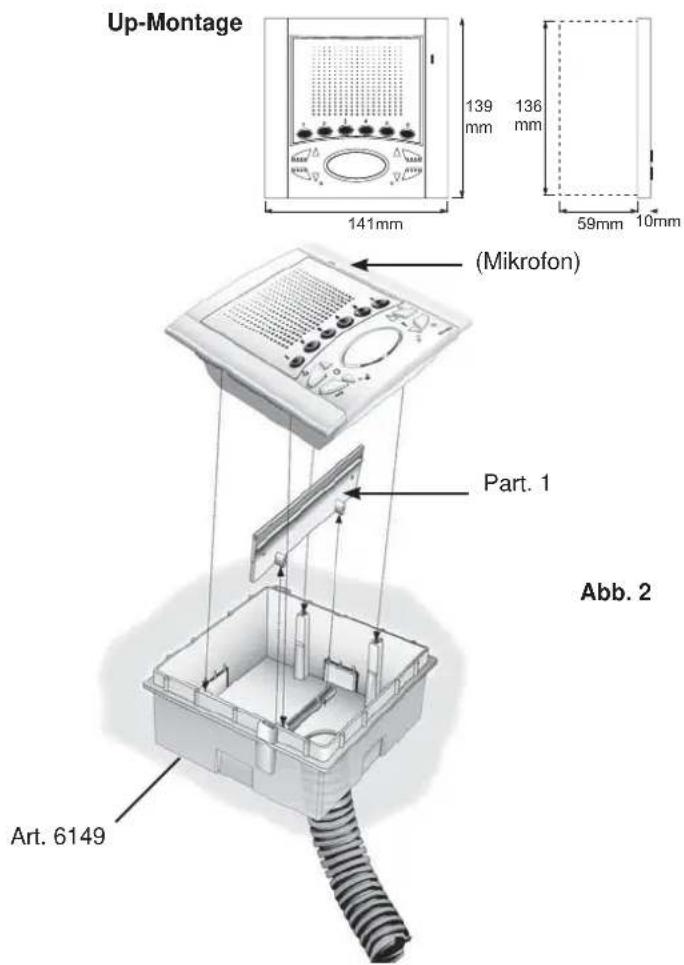 Vimar ELVOX 6611AU - INSTALLATION 6611/AU - 1