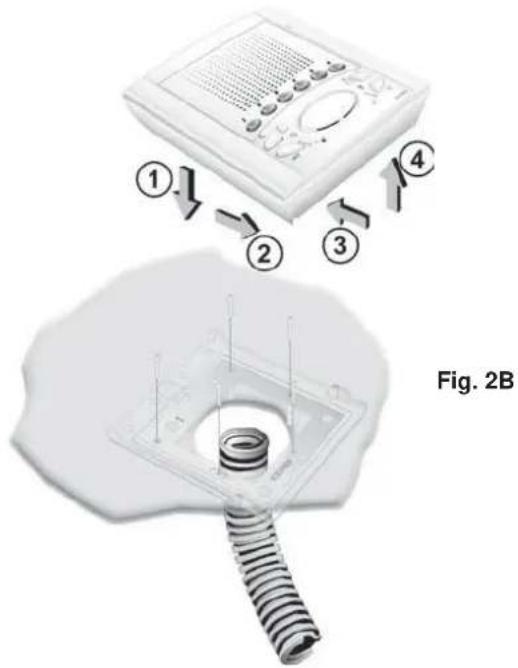 Vimar ELVOX 6611AU - INSTALLATION OF TYPE 6711/AU - 2