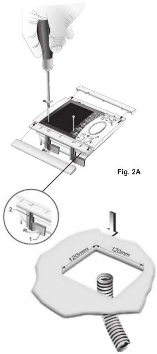 Vimar ELVOX 661C - INSTALLATION OF TYPE 6611 WITH BRACKETS TYPE R660 Install the video interphone away from sources of light and h - 1