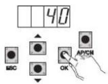 Vimar ELVOX RA98 - Example of the procedure for changing the automatic closing time: - 6