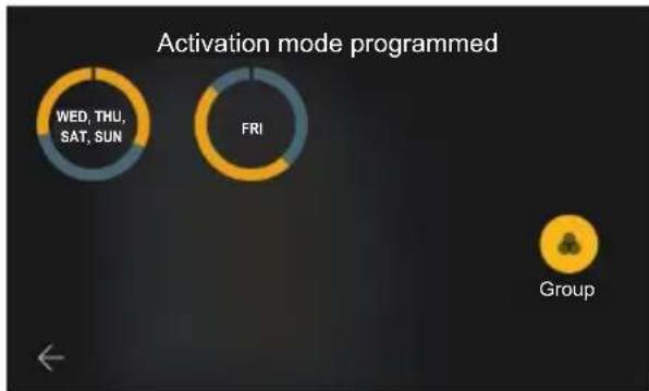 Vimar ELVOX 40517 - Configuration d'activation programmée - 44