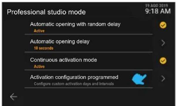 Vimar ELVOX 40517 - Configuration d'activation programmée - 1