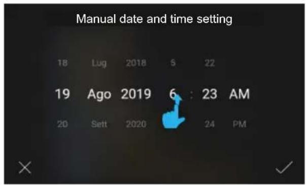 Vimar ELVOX 40517 - Réglage manuel date et heures - 3