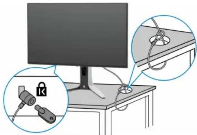 ALIENWARE AW2723DF - Fixer le pied - 11