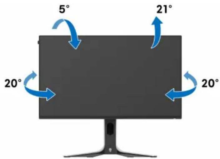ALIENWARE AW2723DF - Extension d'inclinaison et de pivotement - 1