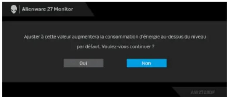 ALIENWARE AW2723DF - Mode console - 3
