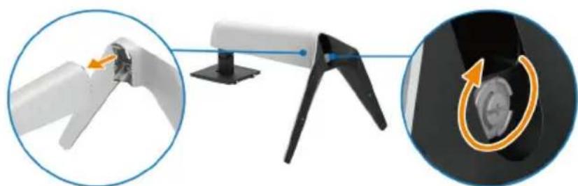 ALIENWARE AW2723DF - Fixer le pied - 2