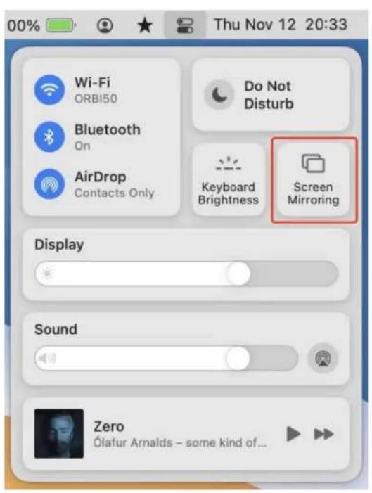 V7 IFP8601 - Recopie de l'écran airplay - 1