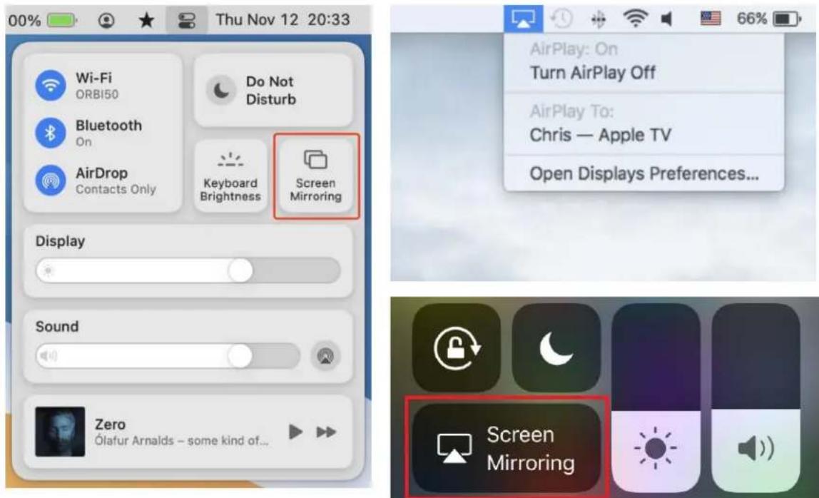 V7 IFP8601 - Mirroring Airplay - 1